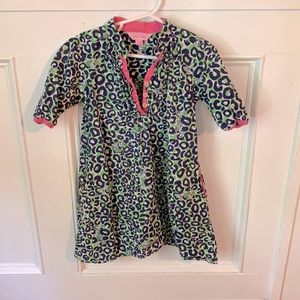 Lilly Pulitzer Girls Tunic Dress Size 5 Thrill of the Chase Print